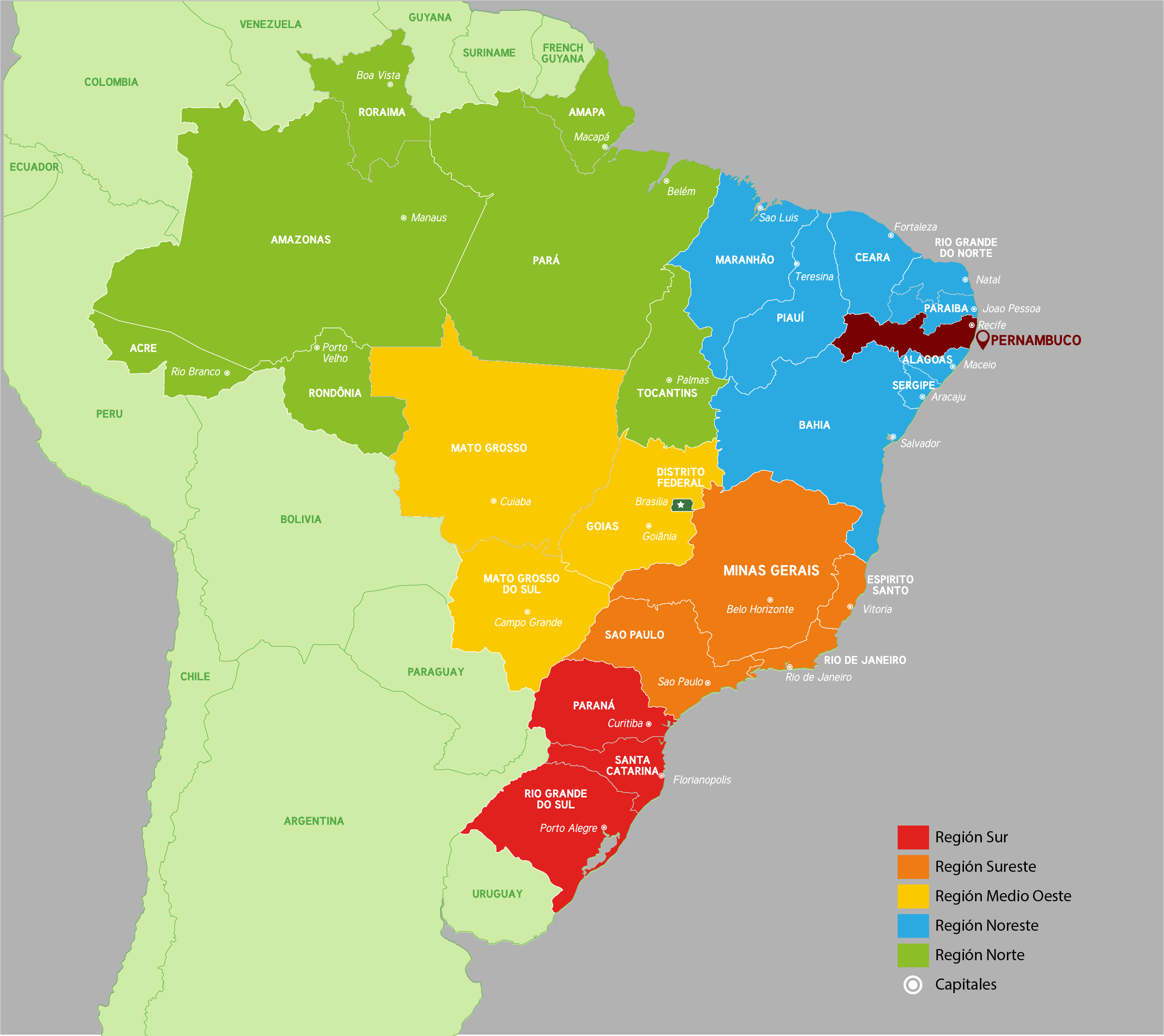 Pernambuco cómo llegar