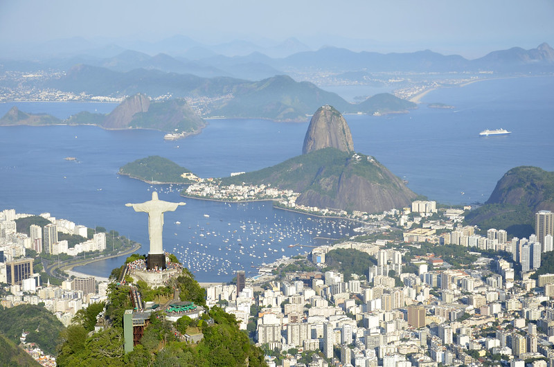 Vista panorâmica do Cristo Redentor