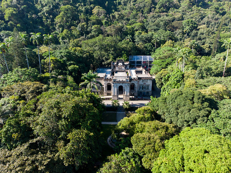 Vista panorâmica do Parque Lage